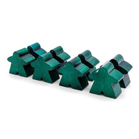 8 Pack of Green Enamel Meeples by Norse Foundry