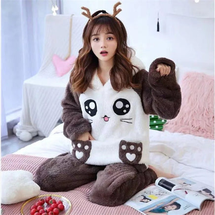Hamster Hoodie Fleece Pajamas - The Mage's Emporium Kore Kawaii Kore Kawaii Shopify Collective Used English Japanese Style Comic Book