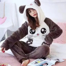 Hamster Hoodie Fleece Pajamas - The Mage's Emporium Kore Kawaii Kore Kawaii Shopify Collective Used English Japanese Style Comic Book