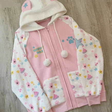 Harajuku Happy Hoodie - The Mage's Emporium Kore Kawaii Kore Kawaii Shopify Collective Used English Japanese Style Comic Book