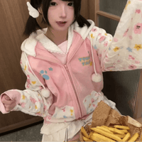 Harajuku Happy Hoodie - The Mage's Emporium Kore Kawaii Kore Kawaii Shopify Collective Used English Japanese Style Comic Book