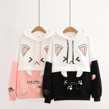 Harajuku Neko Hoodies - The Mage's Emporium Kore Kawaii Kore Kawaii Shopify Collective Used English Japanese Style Comic Book
