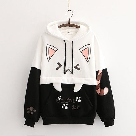 Harajuku Neko Hoodies - The Mage's Emporium Kore Kawaii Kore Kawaii Shopify Collective Used English Japanese Style Comic Book