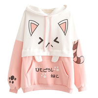 Harajuku Neko Hoodies - The Mage's Emporium Kore Kawaii Kore Kawaii Shopify Collective Used English Japanese Style Comic Book