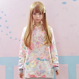 Harajuku Pastel Sweets Hoodie - The Mage's Emporium Kore Kawaii Kore Kawaii Shopify Collective Used English Japanese Style Comic Book