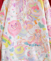 Harajuku Pastel Sweets Hoodie - The Mage's Emporium Kore Kawaii Kore Kawaii Shopify Collective Used English Japanese Style Comic Book