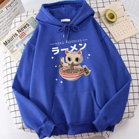 Harajuku Ramen Cat Hoodie - The Mage's Emporium Kore Kawaii Kore Kawaii Shopify Collective Used English Japanese Style Comic Book