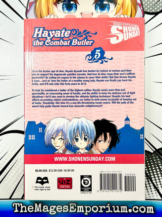 Hayate The Combat Butler Vol 5 - The Mage's Emporium The Mage's Emporium 2408 BackInStock Used English Manga Japanese Style Comic Book