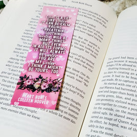 Heartbones by Colleen Hoover Bookmark - The Mage's Emporium White Rose Books & More Shopify Collective White Rose Books & More Used English Bookmark Japanese Style Comic Book