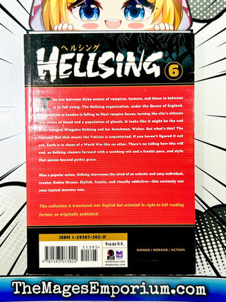 Hellsing Vol 6 - The Mage's Emporium DMP 2408 UPDATEMETA Used English Manga Japanese Style Comic Book