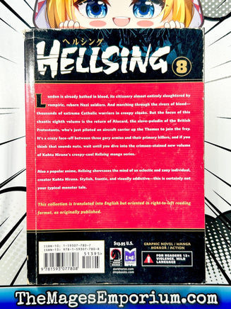 Hellsing Vol 8 - The Mage's Emporium Dark Horse 2406 alltags description Used English Manga Japanese Style Comic Book