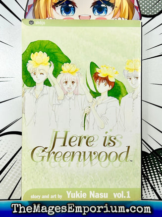 Here is Greenwood Vol 1 - The Mage's Emporium Viz Media 2408 BackInStock Used English Manga Japanese Style Comic Book