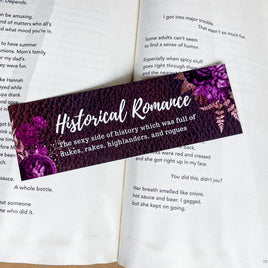 Historical Romance Definition Bookmark | Funny Bookmarks | Romance Readers | Romance Bookmarks - The Mage's Emporium White Rose Books & More Shopify Collective White Rose Books & More Used English Bookmark Japanese Style Comic Book