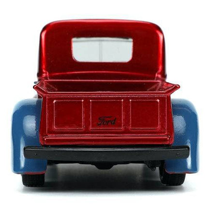 Hollywood Rides 1941 Ford Pickup 1:32 Scale Die - Cast Metal Vehicle with Proto - Suit Spider - Man Figure - The Mage's Emporium ToyShnip Shopify Collective ToyShnip Used English Action Figure Japanese Style Comic Book