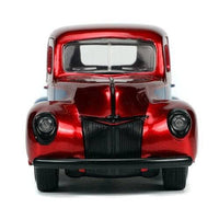 Hollywood Rides 1941 Ford Pickup 1:32 Scale Die - Cast Metal Vehicle with Proto - Suit Spider - Man Figure - The Mage's Emporium ToyShnip Shopify Collective ToyShnip Used English Action Figure Japanese Style Comic Book