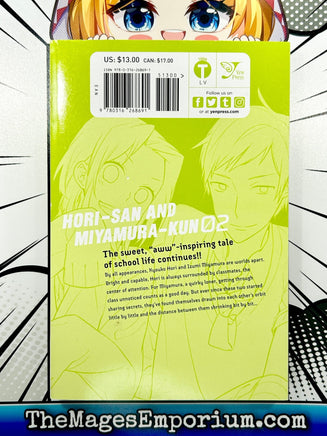 Horimiya, Vol. 2 - The Mage's Emporium Yen Press 2405 bis1 copydes Used English Manga Japanese Style Comic Book