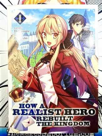 How a Realist Hero Rebuilt the Kingdom Vol 1 Light Novel - The Mage's Emporium Seven Seas 2412 BackInStock Used English Light Novel Japanese Style Comic Book