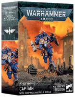 Warhammer 40K: Space Marines - Captain with Jump Pack and Relic Shield