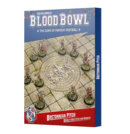 Blood Bowl: Bretonnian Pitch - Double-sided Pitch and Dugouts Set
