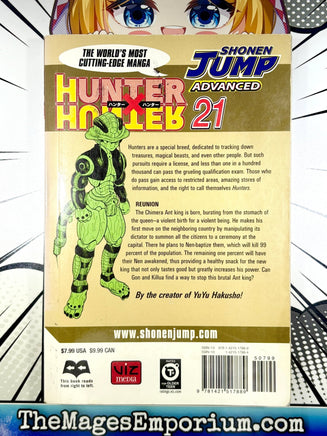 Hunter x Hunter Vol 21 Ex Library - The Mage's Emporium Viz Media 2412 UPDATEMETA Used English Manga Japanese Style Comic Book
