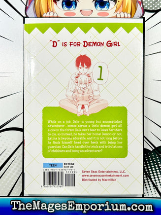 If It's for My Daughter, I'd Even Defeat a Demon Lord Vol 1 Manga - The Mage's Emporium Seven Seas 2404 alltags description Used English Manga Japanese Style Comic Book