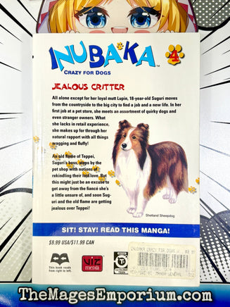 Inubaka Crazy for Dogs Vol 4 - The Mage's Emporium Viz Media 2501 updateage updateauthor Used English Manga Japanese Style Comic Book