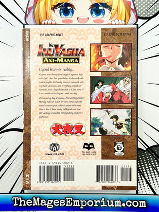 InuYasha Ani - Manga Vol 1 - The Mage's Emporium Viz Media 2408 BackInStock UPDATEMETA Used English Manga Japanese Style Comic Book