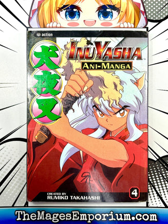 InuYasha Ani - Manga Vol 4 - The Mage's Emporium Viz Media outofstock UPDATEMETA Used English Manga Japanese Style Comic Book