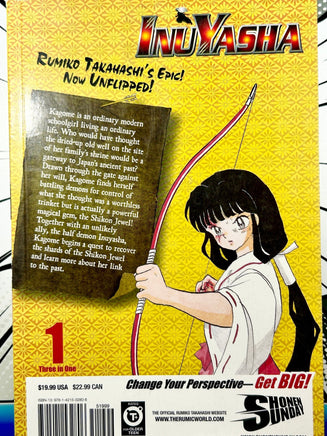 InuYasha Vol 1 Omnibus - The Mage's Emporium Viz Media 2408 BackInStock UPDATEMETA Used English Manga Japanese Style Comic Book