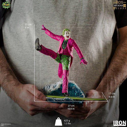Iron Studios DC Batman 66 The Joker Deluxe BDS Art Scale 1/10 Statue - The Mage's Emporium ToyShnip Shopify Collective ToyShnip Used English Action & Toy Figures Japanese Style Comic Book