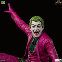 Iron Studios DC Batman 66 The Joker Deluxe BDS Art Scale 1/10 Statue - The Mage's Emporium ToyShnip Shopify Collective ToyShnip Used English Action & Toy Figures Japanese Style Comic Book