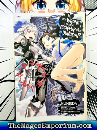 Is It Wrong To Try To Pick Up Girls In A Dungeon? Vol 4 - The Mage's Emporium Yen Press 2407 alltags description Used English Manga Japanese Style Comic Book