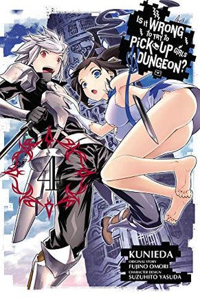 Is It Wrong To Try To Pick Up Girls In A Dungeon? Vol 4 - The Mage's Emporium Yen Press 2407 alltags description Used English Manga Japanese Style Comic Book