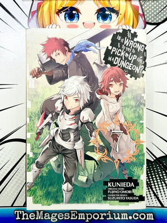 Is It Wrong To Try To Pick Up Girls in a Dungeon? Vol 7 - The Mage's Emporium Yen Press 2407 alltags description Used English Manga Japanese Style Comic Book