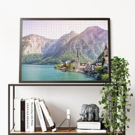 Jeneral Collectives: wholesome times - Hallstatt 1000 Piece Jigsaw Puzzle - The Mage's Emporium Shumi Toys & Gifts Shopify Collective Shumi Toys & Gifts Used English Jigsaw Puzzle Japanese Style Comic Book