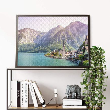 Jeneral Collectives: wholesome times - Hallstatt 1000 Piece Jigsaw Puzzle - The Mage's Emporium Shumi Toys & Gifts Shopify Collective Shumi Toys & Gifts Used English Jigsaw Puzzle Japanese Style Comic Book