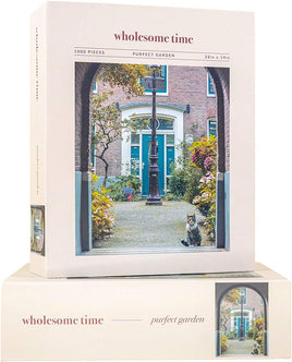 Jeneral Collectives: wholesome times - Purfect Garden 1000 Piece Jigsaw Puzzle - The Mage's Emporium Shumi Toys & Gifts Shopify Collective Shumi Toys & Gifts Used English Jigsaw Puzzle Japanese Style Comic Book