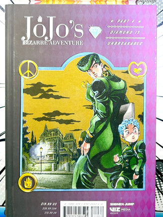 Jojo's Bizarre Adventure Vol 1 Part 4 Diamond is Unbreakable Hardcover - The Mage's Emporium Viz Media 2412 BackInStock UPDATEMETA Used English Manga Japanese Style Comic Book