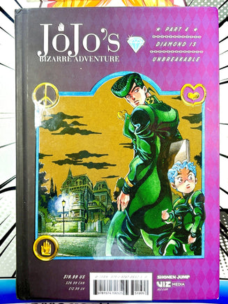 Jojo's Bizarre Adventure Vol 1 Part 4 Diamond is Unbreakable Hardcover - The Mage's Emporium Viz Media 2411 BackInStock UPDATEMETA Used English Manga Japanese Style Comic Book