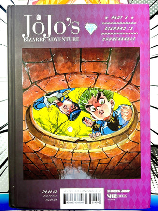 Jojo's Bizarre Adventure Vol 2 Part 4 Diamond is Unbreakable Hardcover - The Mage's Emporium Viz Media 2411 BackInStock UPDATEMETA Used English Manga Japanese Style Comic Book