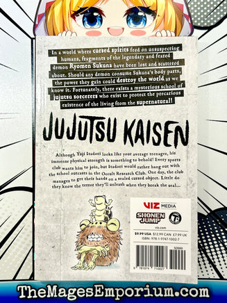 Jujutsu Kaisen Vol 1 - The Mage's Emporium Viz Media 2404 bis3 copydes Used English Manga Japanese Style Comic Book