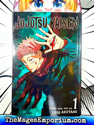 Jujutsu Kaisen Vol 1 - The Mage's Emporium Viz Media 2411 BackInStock UPDATEMETA Used English Manga Japanese Style Comic Book