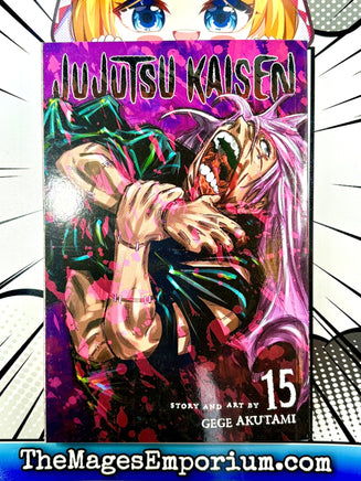 Jujutsu Kaisen Vol 15 - The Mage's Emporium Viz Media 2411 BackInStock UPDATEMETA Used English Manga Japanese Style Comic Book