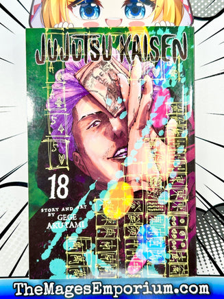 Jujutsu Kaisen Vol 18 - The Mage's Emporium Viz Media outofstock UPDATEMETA Used English Manga Japanese Style Comic Book