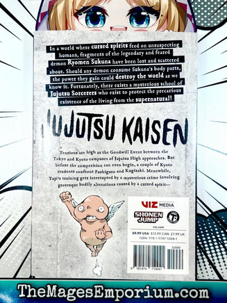 Jujutsu Kaisen Vol 3 - The Mage's Emporium Viz Media 2412 BackInStock UPDATEMETA Used English Manga Japanese Style Comic Book