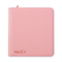 12 Pocket Exo-Tec Zip Binder : Just Pink