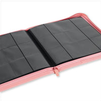 12 Pocket Exo-Tec Zip Binder : Just Pink