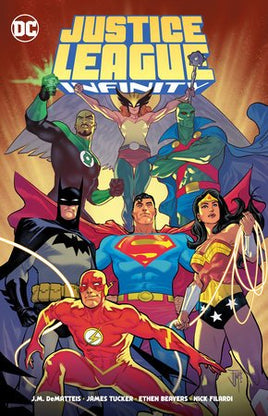 JUSTICE LEAGUE INFINITY TP - The Mage's Emporium The Multiverse Shopify Collective The Multiverse Used English Graphic Novels Japanese Style Comic Book