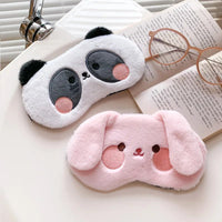 Kawaii Animal Plush Sleep Masks - The Mage's Emporium Kore Kawaii Kore Kawaii Shopify Collective Used English Japanese Style Comic Book