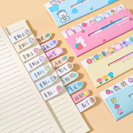 Kawaii Bookmark Sticky Notes - The Mage's Emporium Kore Kawaii Kore Kawaii Shopify Collective Used English Japanese Style Comic Book
